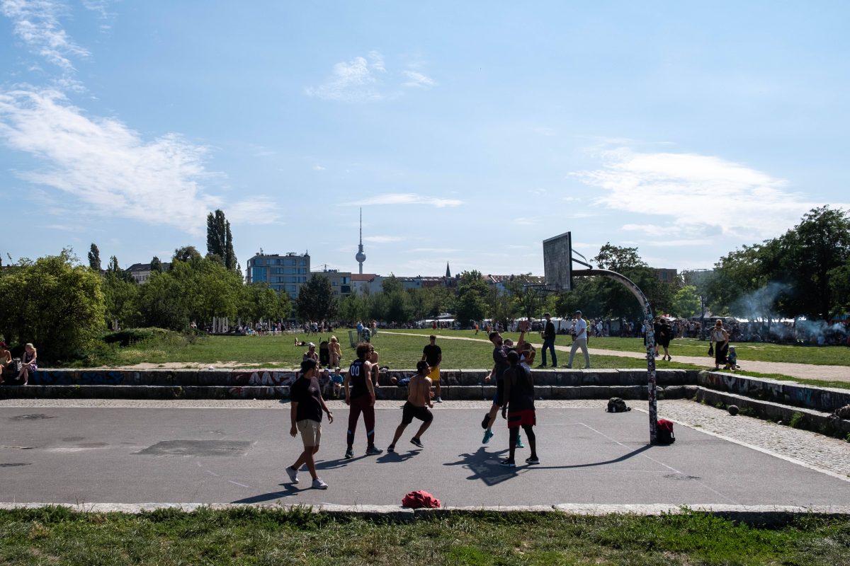 Der Mauerpark in Berlin.