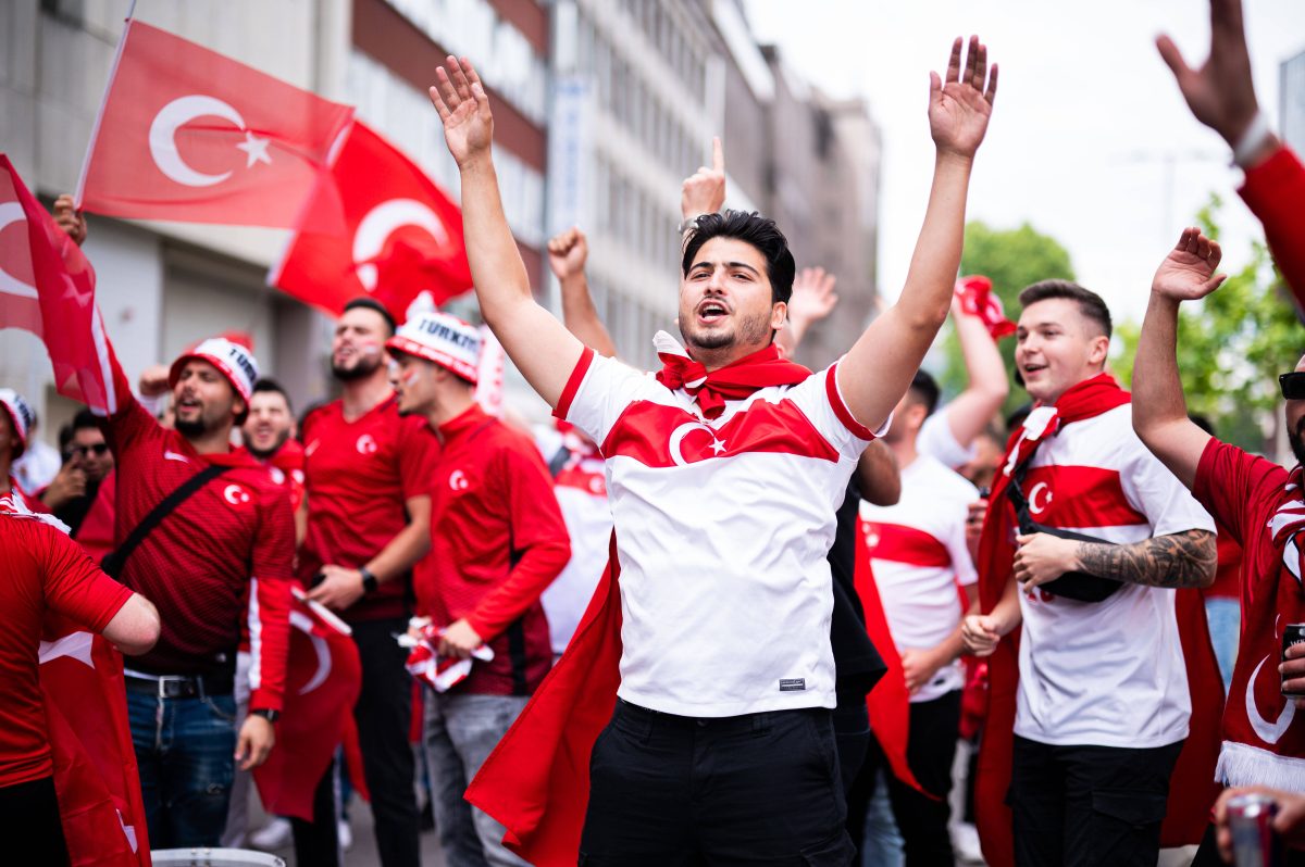 Die stolzen Türken bei der EM 2024.