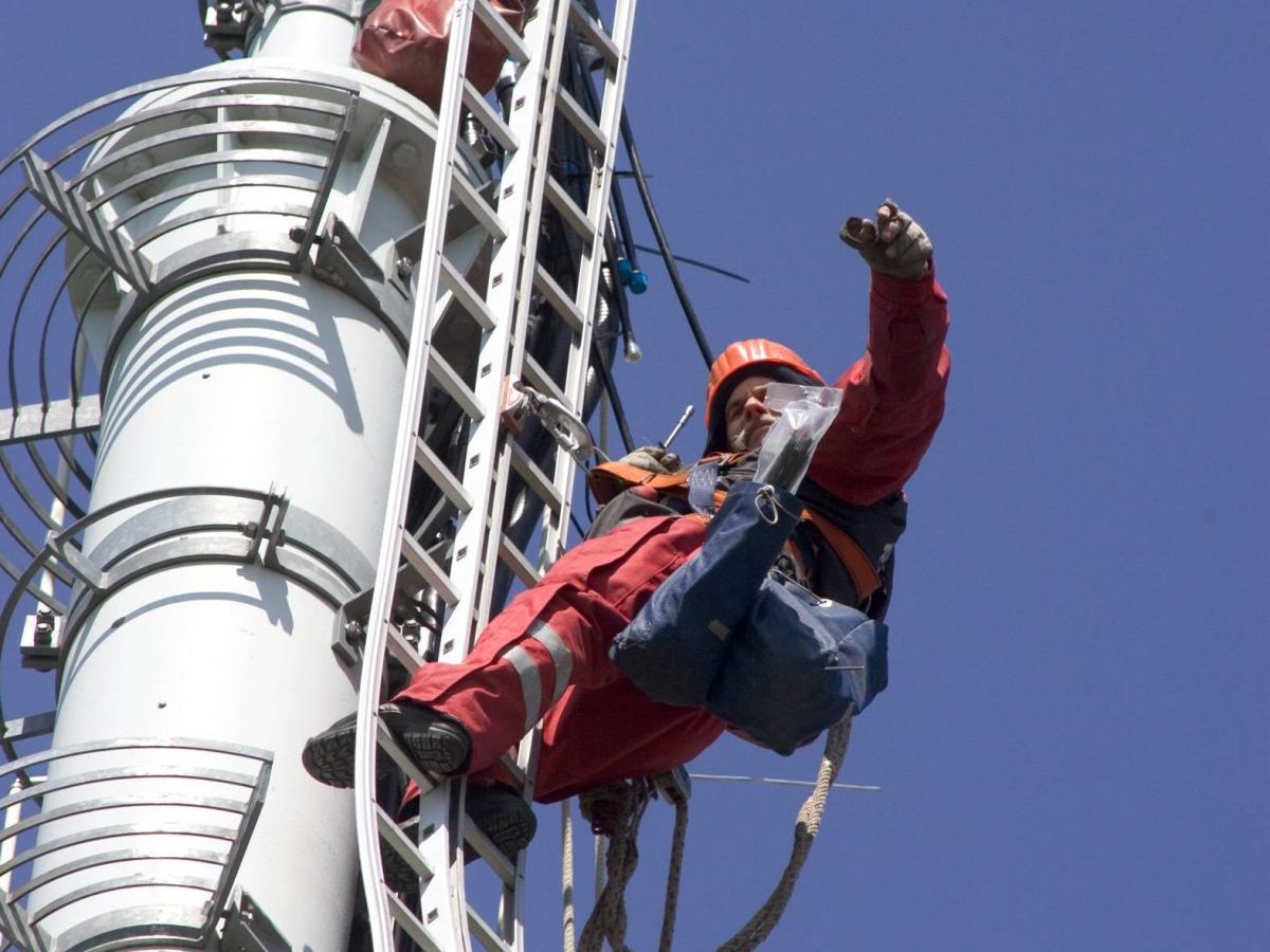 Vodafone: Notfall auf Sendemast.