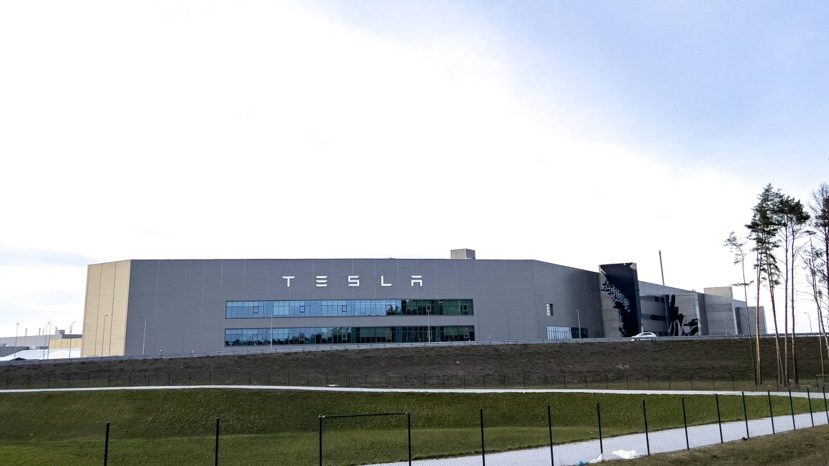 Das Tesla-Werk in Grünheide