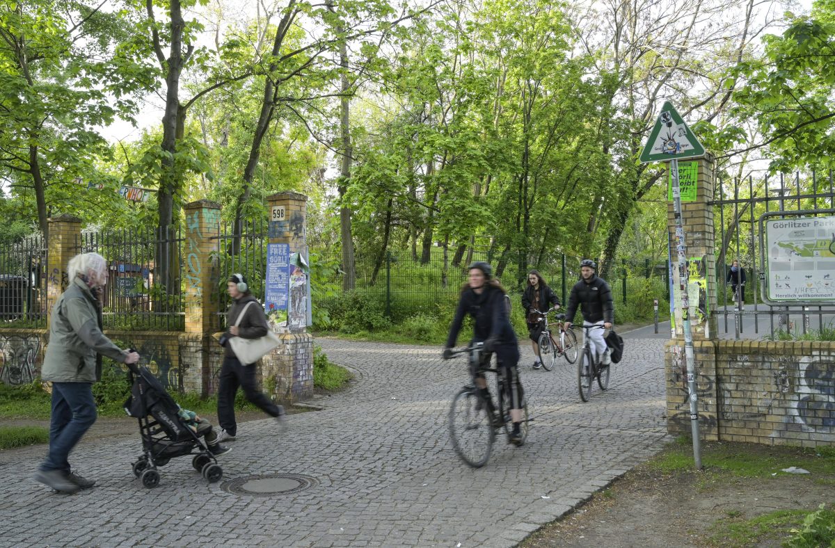 Der Görlitzer Park in Berlin-Kreuzberg.