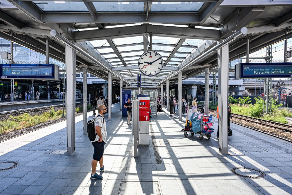 Bahn in Berlin Ostkreuz