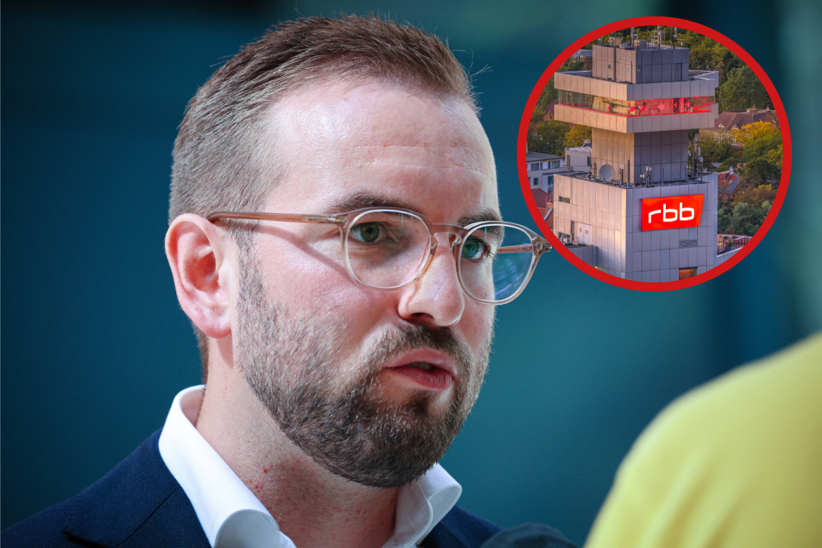 Zur Brandenburg-Wahl hat die FDP Stress mit dem RBB.