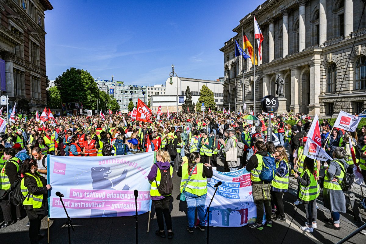 Kita-Streik in Berlin