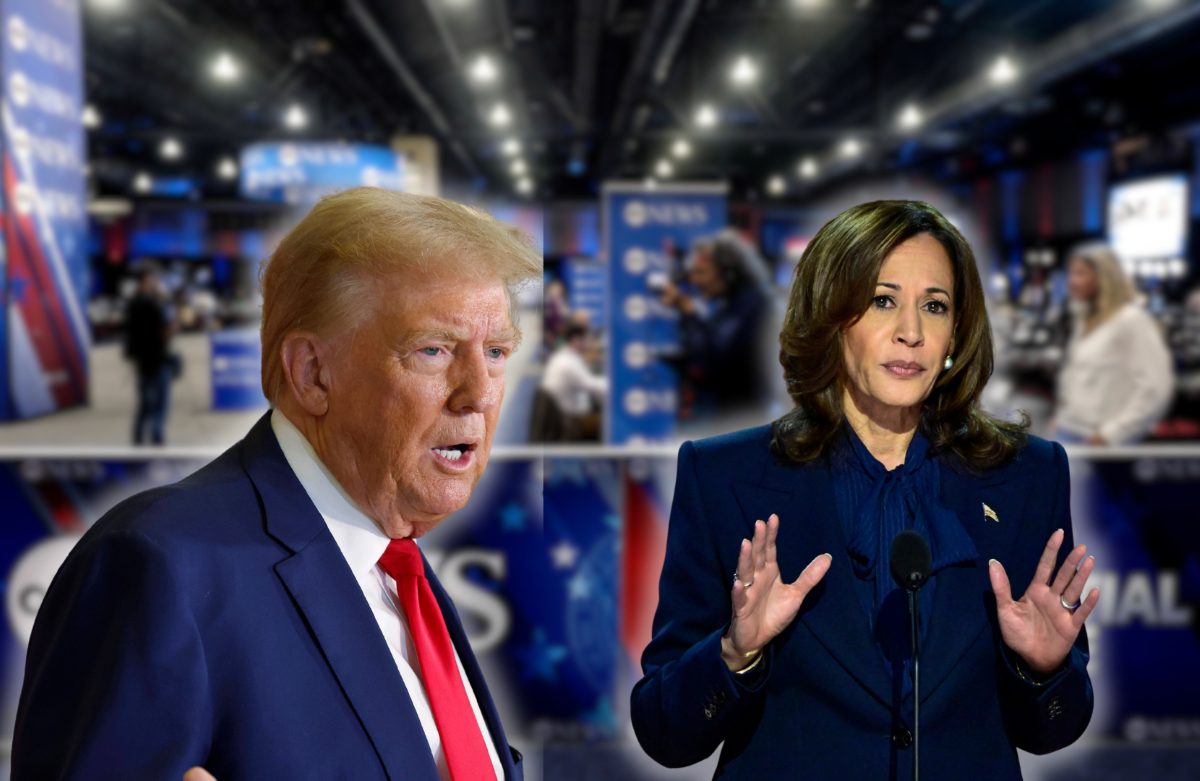 Beim TV-Duell liefern sich Donald Trump und Kamala Harris ein wildes Wortgefecht.