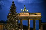 Der Weihnachtsbaum vor dem Brandenburger Tor im letzten Jahr.