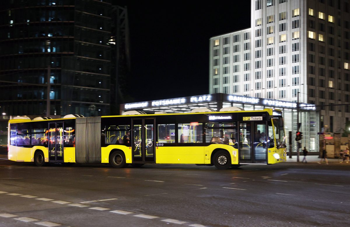 Angriff in einem Bus der BVG