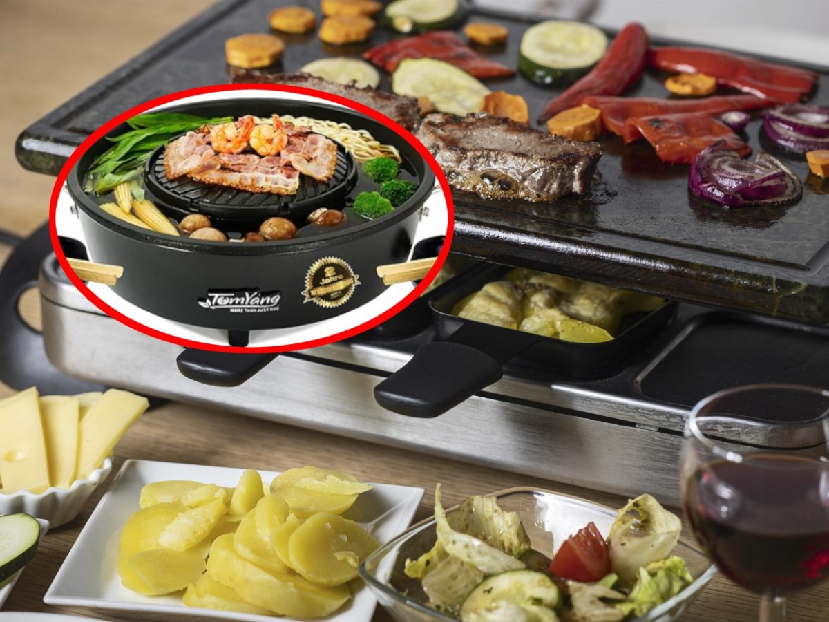 Ein Hotpot steht als Alternative zu Raclette und Fondue zur Verfügung