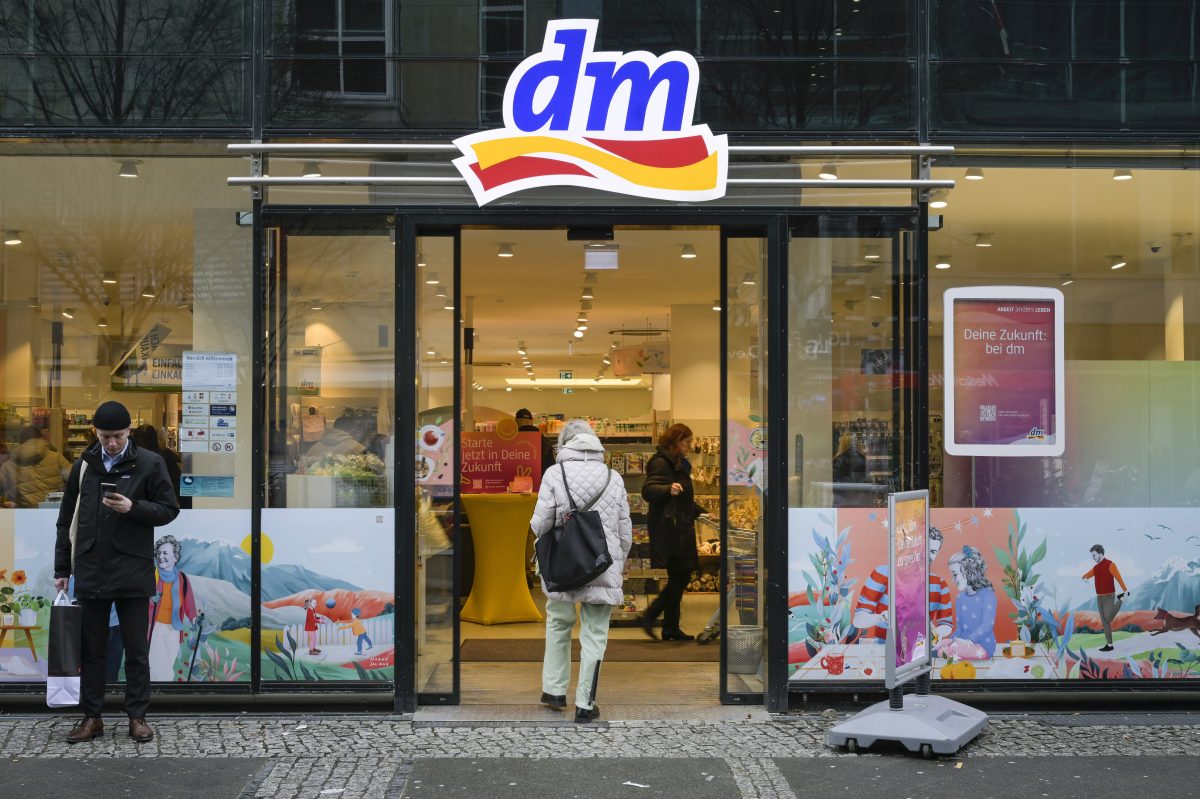 Eine dm-Filiale in Berlin.