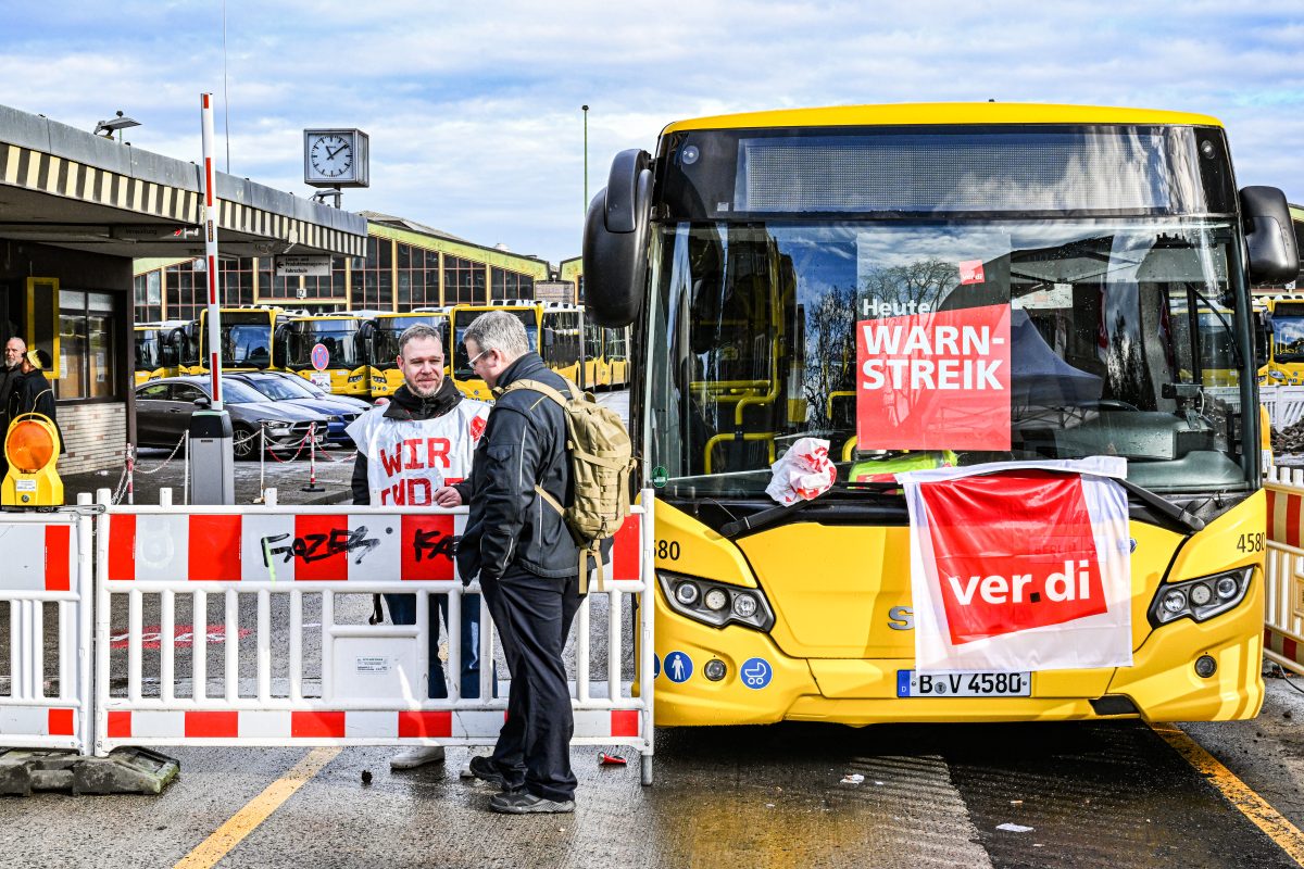 Am Montag (10. Februar) streikt die BVG wieder. Nun setzt Ver.di noch einen drauf.