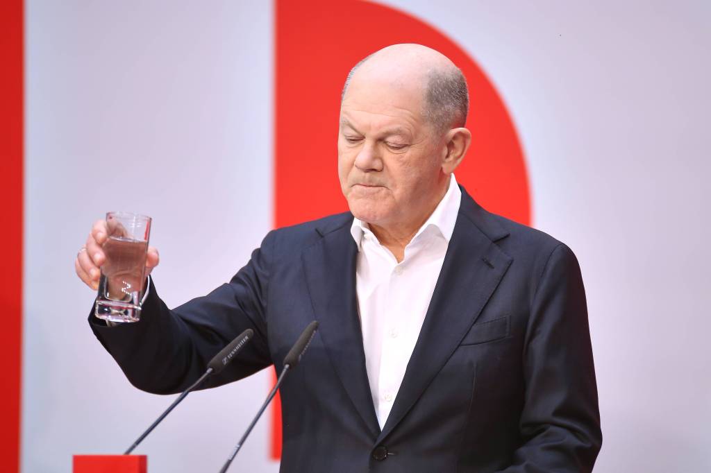 Deutlich abgewählt: Olaf Scholz nach der Bundestagswahl. 